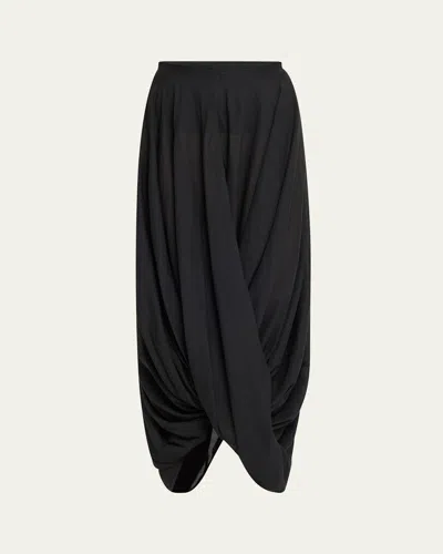 Totême Draped Cocoon Maxi Skirt