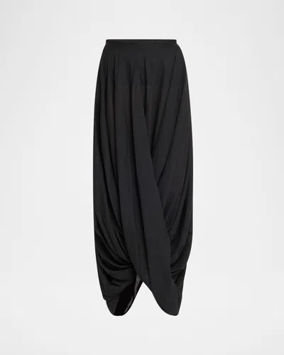 Totême Draped Cocoon Maxi Skirt