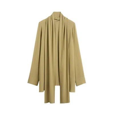 Totême Toteme Draped Scarf Blouse In Desert