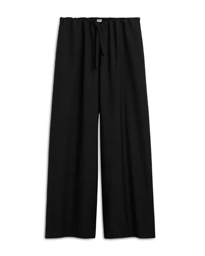 Totême Drawstring Dinner Trousers In Black