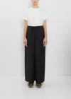 Totême Drawstring Dinner Wool Trousers In Black