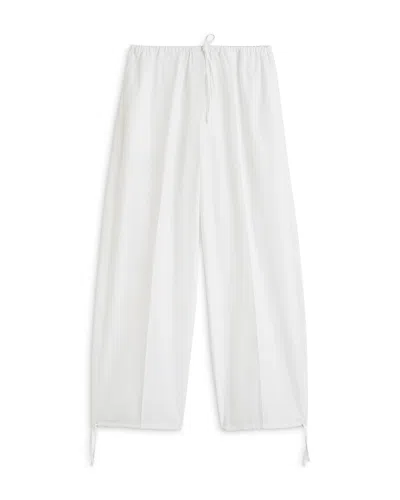 Totême Drawstring Pants In White