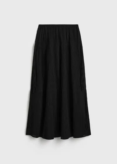Totême Drawstring Skirt In Black