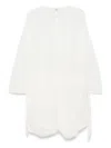 Totême Drawstring-waist Dress In White
