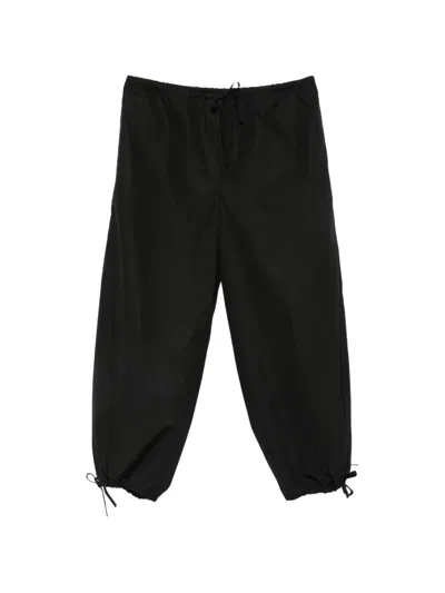 Totême Drawstring-fastening Trousers In Black
