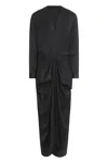 Totême Toteme Dress Made Of Viscose In Black