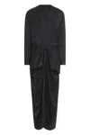 Totême Toteme Dress Made Of Viscose In Black