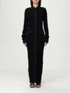 Totême Womens Button-down Knitted Shirt Maxi Dress Black In Black
