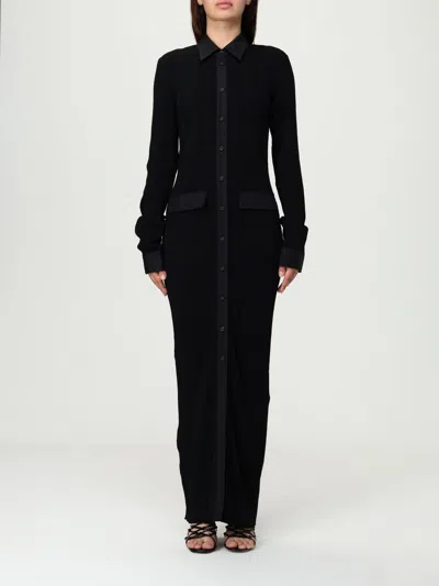 TOTÊME DRESS TOTEME WOMAN COLOR BLACK,H00180002