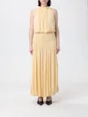 Totême Soft Gathered Halter Midi Bubble Dress In Multi