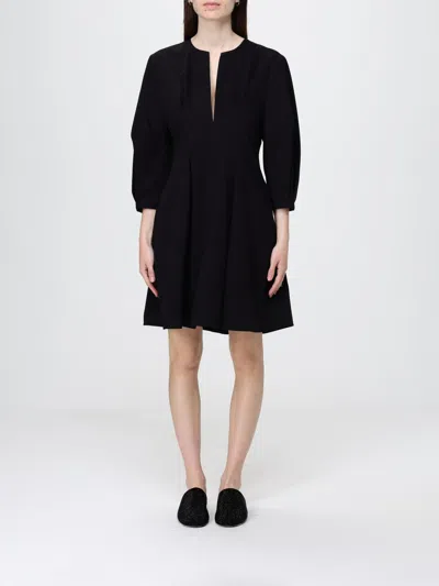 Totême Toteme Cotton Mini Dress Toteme In Black