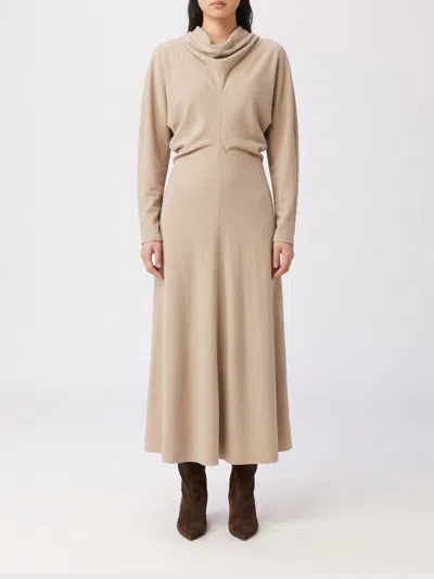 Totême Toteme Dress Woman Color Natural In Neutral