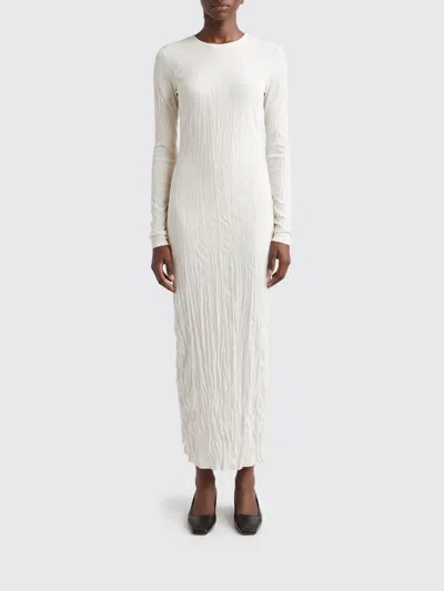 Totême Toteme Stretch Jersey Long Dress In White