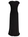 Totême Everyday Midi Dress In Black