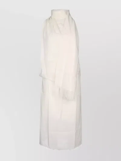 TOTÊME DRESSES WITH FRAYED HEM AND SCARF DETAIL
