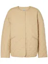 Totême Toteme Drop-shoulder Quilted Jacket Desert