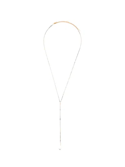 Totême Drop-pendant Necklace In Gold
