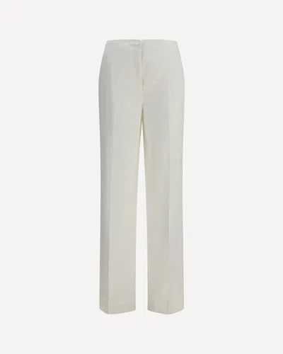 Totême Easy Raw Edge Pants In White