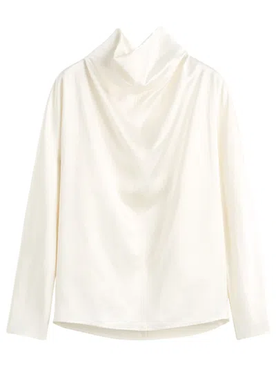 Totême Effortless Linen Blend Shirt For Women In White
