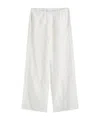 Totême Toteme Monogram Crochet Pants In White