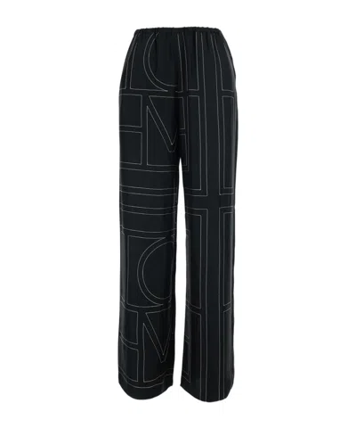 TOTÊME TOTÊME SATIN PAJAMAS TROUSERS