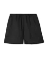 Totême Elastic Waist Shorts In Black