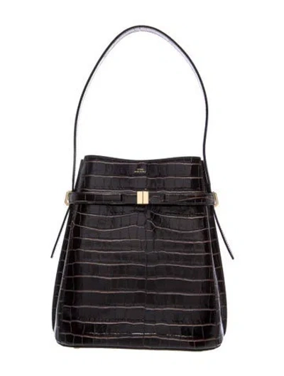 Pre-owned Totême Embossed Leather Tote In Brown