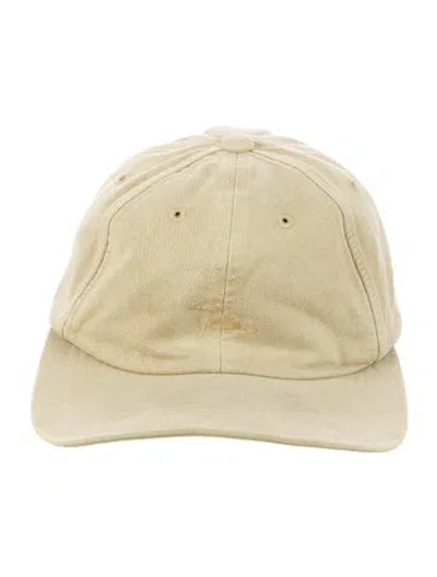 Pre-owned Totême Embroidered Denim Baseball Hat In Green