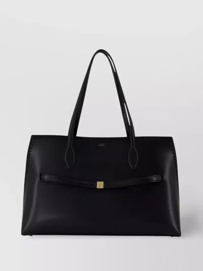 Totême "embroidered" Leather Lounge Tote Bag