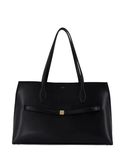 Totême Toteme "embroidered" Leather Lounge Tote Bag Bags