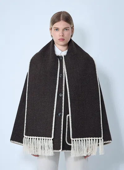 Totême Embroidered Scarf Jacket