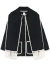 Totême Toteme Embroidered Scarf Wool Jacket