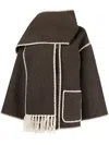 Totême Toteme Embroidered Scarf Wool Jacket