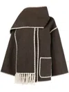Totême Toteme Embroidered Scarf Wool Jacket