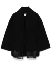 Totême Toteme Embroidered Scarf Wool Jacket