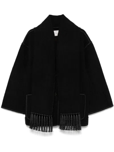 Totême Toteme Embroidered Scarf Wool Jacket