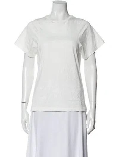Pre-owned Totême Espera Crew Neck T-shirt In White