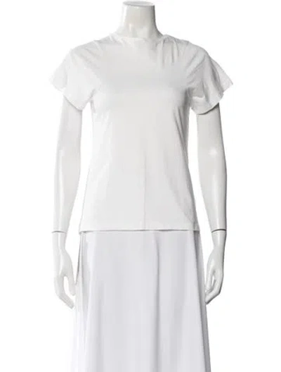 Pre-owned Totême Espera Crew Neck T-shirt In White