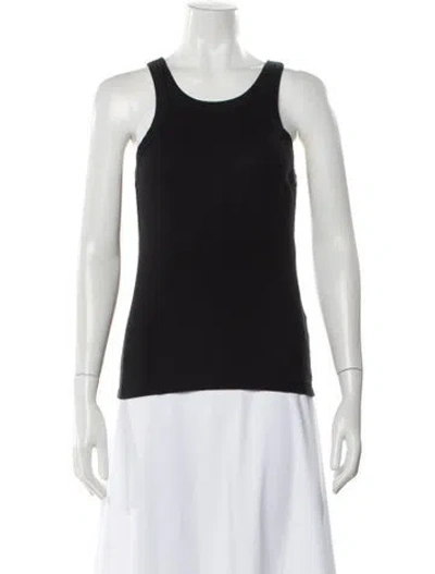 Pre-owned Totême Espera Rib Tank Crew Neck Top In White
