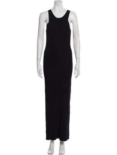 Pre-owned Totême Espera Tank Dress Long Dress In Black