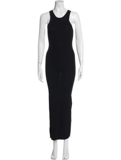 Pre-owned Totême Espera Tank Dress Long Dress In Black