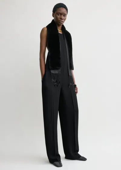 Totême Evening Jumpsuit Black