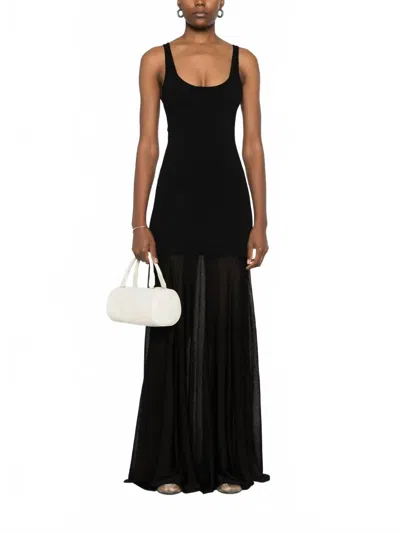 TOTÊME EVENING MAXI TANK DRESS IN BLACK
