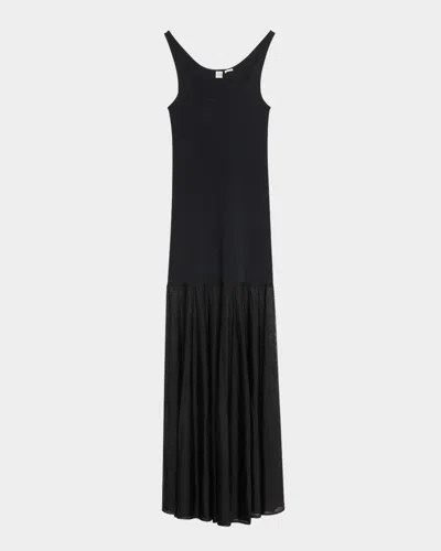 Totême Evening Tank Dress In Black