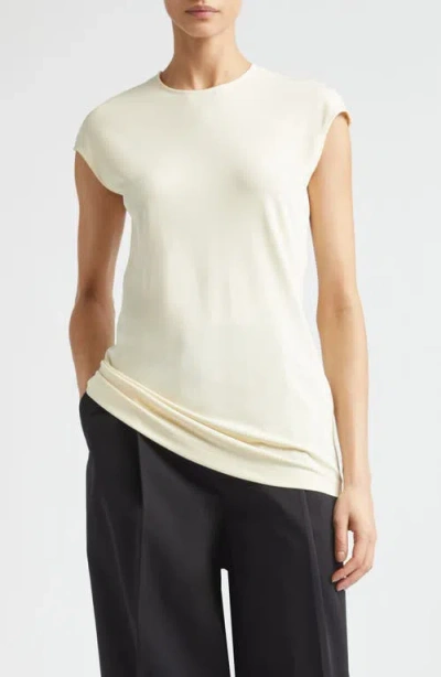 Totême Toteme Everyday Fluid Jersey Top In White