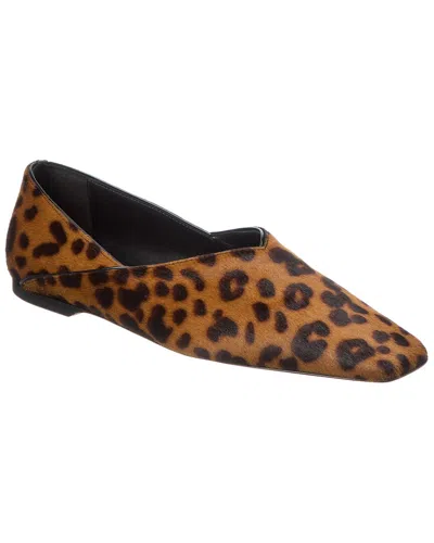 Totême Toteme Everyday Haircalf Flat In Brown