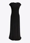 Totême Everyday Midi Dress In Black