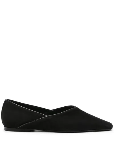 Totême Toteme The Everyday Flat Ballerinas In Black