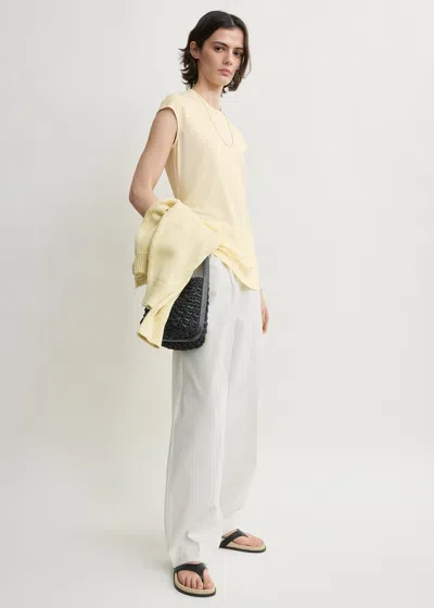Totême Everyday Cap-sleeve Top In Neutral