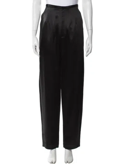 Pre-owned Totême Evora Pant Wide Leg Pants In Black